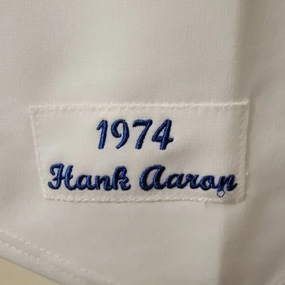 Atlanta Braves Hank Aaron Commemorative Jersey - XXL - Picture 2 of 6